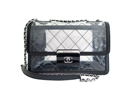 chanel handbag transparent|small chanel tote bag.